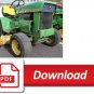 John Deere 110 Lawn Tractor Service Manual SM2101 PDF