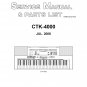 Casio CTK-4000 Ver.2 Electronic Keyboard Service Manual