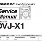 PIONEER DVJ-X1 DVJX1 Service Manual PDF