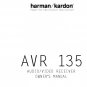 Harman Kardon AVR-135 AV Receiver Owners Manual