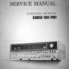 Sansui QRX-7001 Service Manual 4-Channel Receiver PDF