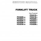 TCM FCG25-3H FORKLIFT SERVICE REPAIR MANUAL Service Manual SEF-47AAE PDF DOWNLOAD