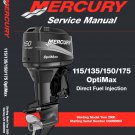 Mercury 115/135/150/175 OptiMax DFI Service Manual 2000 PDF DOWNLOAD