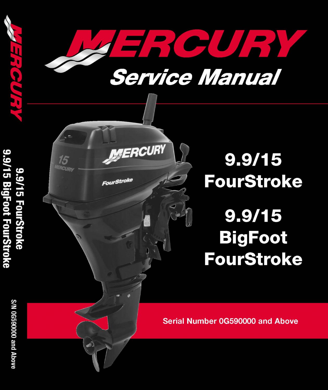 Mercury 9.9/15 BigFoot FourStroke Service Manual PDF DOWNLOAD