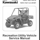Kawasaki Teryx 750 FI 4x4 LE Sport KRF750 Service Manual