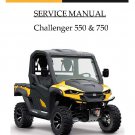 Cub Cadet Challenger 550 750 Utility Vehicle Service Manual 4X4