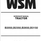 Kubota B2050 B2350 B2650 B3150 Workshop Service Manual
