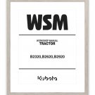 Kubota B2320 B2620 B2920 Tractor Workshop Service Manual PDF Kubota B2320 B2620 B2920 Tractor Workshop Service Manual PDF
