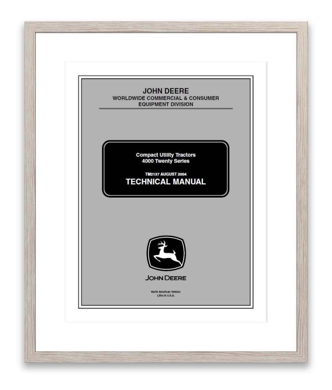 TM2137 John Deere 4120 4320 4520 4720 Cab Service Technical Manual