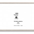 TM4407 John Deere 2950 Tractor Technical Manual