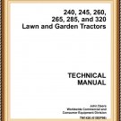TM1426 John Deere 240 245 260 265 285 320 Technical Manual