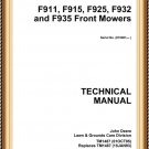 TM1487 John Deere F911 F915 F925 F932 F935 Technical Manual