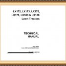 TM1492 John Deere LX172 LX173 LX176 LX178 LX186 Technical Manual