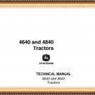 TM1183  John Deere 4640 4840 Tractor Technical Manual