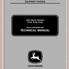 TM2373 John Deere X110 X120 X140 Lawn Tractor Technical Manual