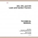 John Deere 425 445 455 Technical Manual TM1517