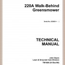 TM1680 John Deere 220A Walk Behind Mower Technical Manual