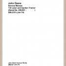 SM2101 John Deere 110 Lawn Tractor Service Manual