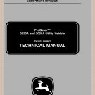 TM2374 John Deere ProGator 2020A 2030A Utility Vehicle  Manual