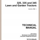 TM1760 John Deere 325 335 345 Technical Manual
