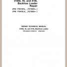 TM13300X19 John Deere 310SL HL 410L Backhoe Loader REPAIR TECHNICAL MANUAL