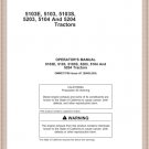 JOHN DEERE 5103E 5103 5103S Tractor OPERATOR OMRE73705 Manual