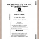 JOHN DEERE S100 S120 S130 S140 S160 S170 S180 TRACTOR OPERATOR Manual OMUC22642