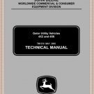 TM1518 John Deere Gator Utility Vehicle 4×2 4×6 Technical Manual