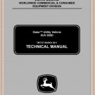 TM1737 John Deere 850D XUV Gator Utility Vehicle Technical Manual