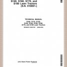 TM166219 John Deere S100 S110 S120 S130 S140 S150 Repair Technical Manual