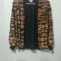 Sho max Original Silk Sequined tiger striped Jacket Size S