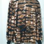 Sho max Original Silk Sequined tiger striped Jacket Size S