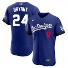 Kobe Bryant #8 #24 Los Angeles Dodgers City Connect Royal Mens Jersey Stitched LosDodgers