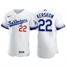 Clayton Kershaw Los Angeles Dodgers City Connect Reverse Rare White Mens Jersey Stitched LosDodgers