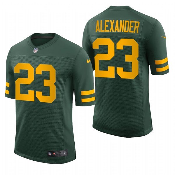 Jaire Alexander Green Bay Packers 50s Classic Throwback Vapor Limited Mens Football Jersey Green
