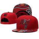 Tampa Bay Buccaneers Football Cap Snapback Adjustable Hat Red