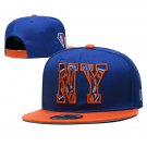 New York Knicks Cap NBA 75th Anniversary Logo Snapback Adjustable Hat Blue/Orange