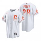 Buster Posey #28 San Francisco Giants White City Connect Mens Jersey Stitched