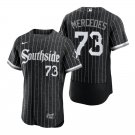 #73 Yermin Mercedes Chicago White Sox Black City Connect Jersey for Mens Flex Base Stitched