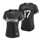 #17 Luis Gonzalez Chicago White Sox Black City Connect Jersey for Womens Stitched