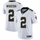 New Orleans Saints #2 Jameis Winston White Vapor Limited Football Jersey for Men Stitched