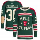 Minnesota Wild #36 Mats Zuccarello Green Winter Classic Jersey for Men MPLS St. Paul Stitched