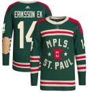 Minnesota Wild #14 Joel Eriksson Ek Green Winter Classic Jersey for Men MPLS St. Paul Stitched