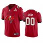 Buccaneers Custom Super Bowl LV Champions Primary Logo Football Jersey for Men Red