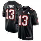 Tampa Bay Buccaneers Mike Evans Black Bound Game Football Jersey for Men Super Bowl LV Stitched