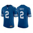Carson Wentz Indianapolis Colts Throwback 2021 Royal Vapor Limited Stitched Jersey For Men
