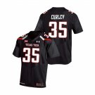 Patrick Curley Texas Tech Red Raiders Black NCAA College Football Stitched Jersey For Men