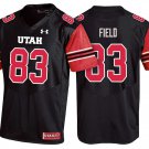 Jameson Field Utah Utes Black NCAA College Football Stitched Jersey For Men