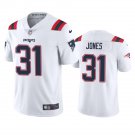 New England Patriots Jonathan Jones White Vapor Limited Stitched Jersey For Men