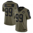 Washington Football Team Chase Young Olive 2021 Salute To Service Limited Jersey For Men